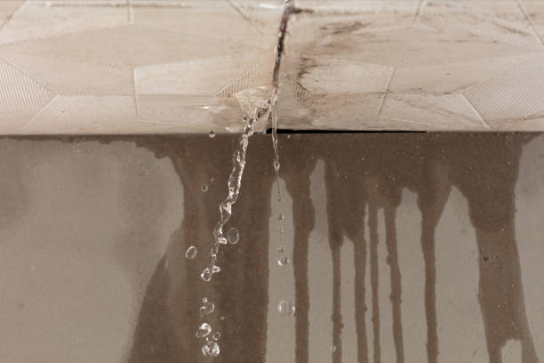 Professional Flood Damage Cleanup technician working in Phillips, ME
